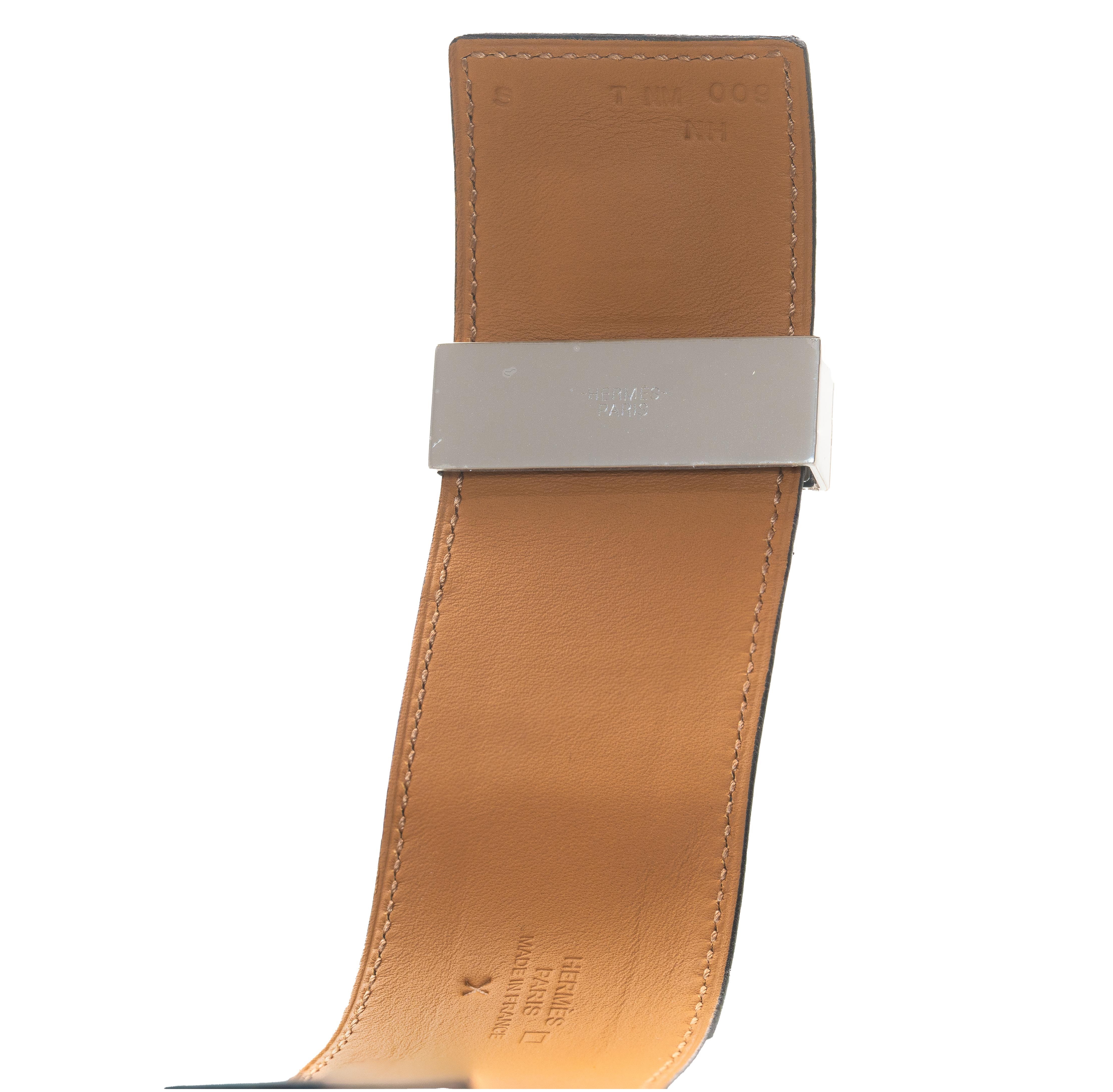 Autor. HERMES Collier de Chien Médor Armband - dunkelgrünes Krokoleder ESP im Angebot 2