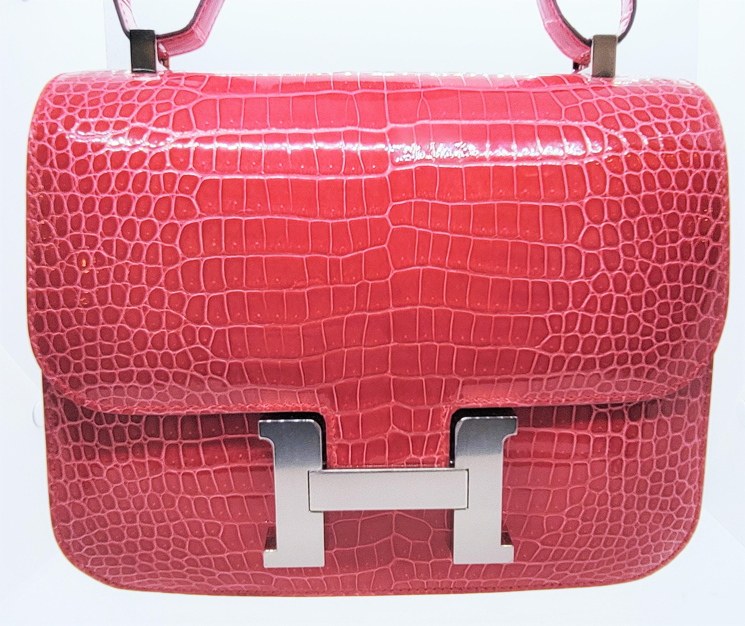 Women's Auth Hermes Constance 24 Alligator Shoulder Bag Brand New For Sale