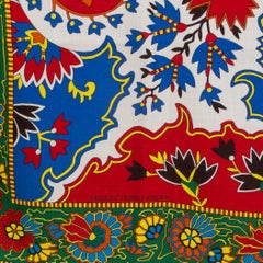 auth HERMES green red PAISLEY FROM PAISLEY 140 cashmere silk Shawl Scarf