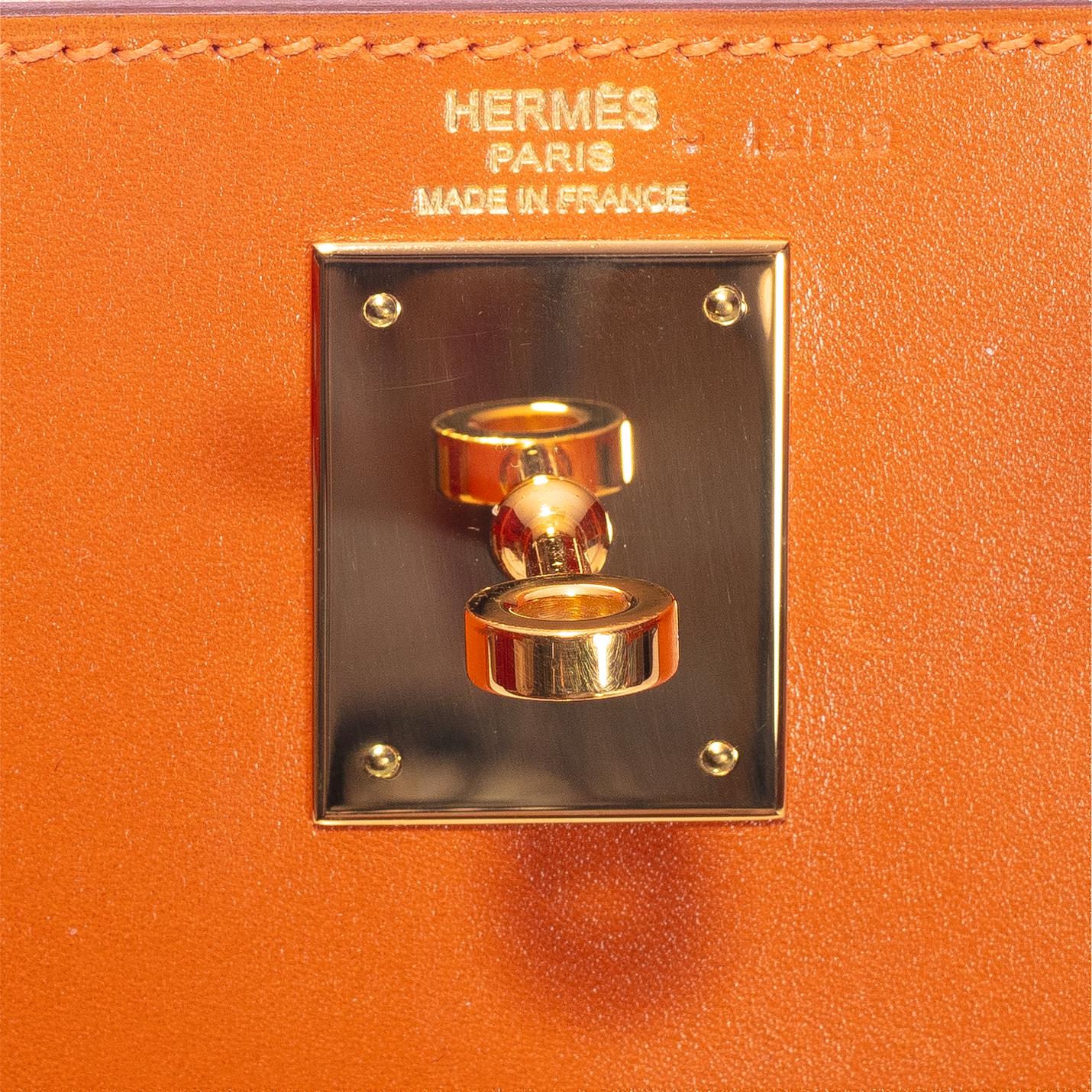 Aut. Hermes Kelly Bag Becerro Camel - 28cm - Mint Demo - Nuevo en venta 6