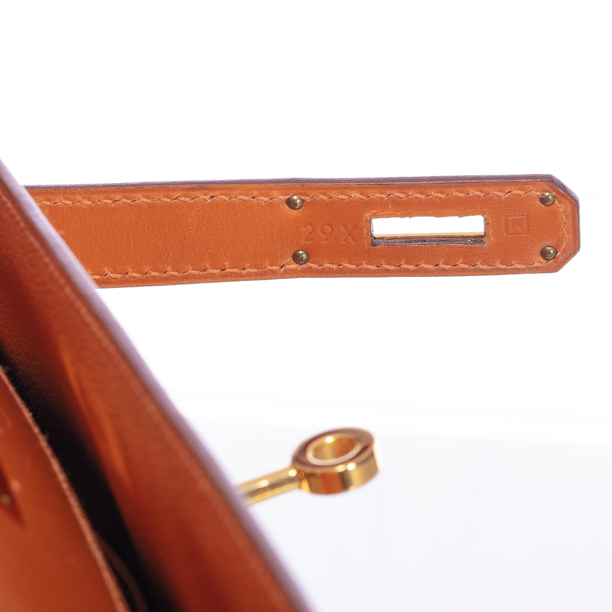 Aut. Hermes Kelly Bag Becerro Camel - 28cm - Mint Demo - Nuevo en venta 7