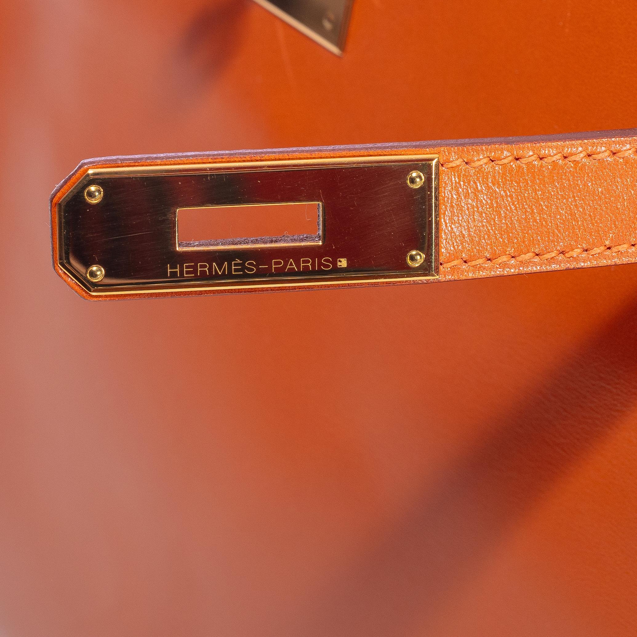 Aut. Hermes Kelly Bag Becerro Camel - 28cm - Mint Demo - Nuevo en venta 8