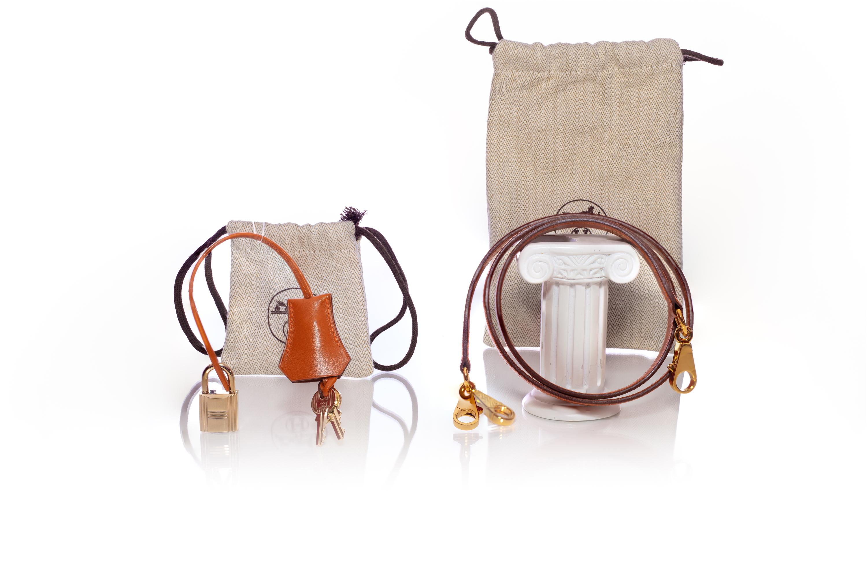 Aut. Hermes Kelly Bag Becerro Camel - 28cm - Mint Demo - Nuevo Naranja en venta