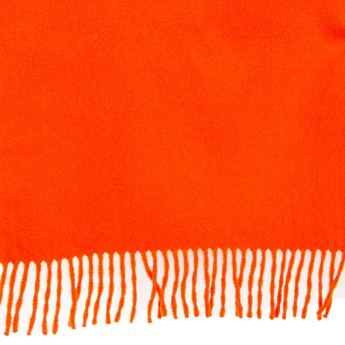 hermes orange cashmere scarf