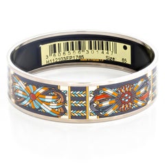 Auth. Hermès Rubans de Cheval Bracelet - ESP - 65-17mm - Red Purple - New