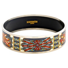 Auth. Hermès Rubans de Cheval Bracelet - ESP - 65-17mm - Red Purple - New