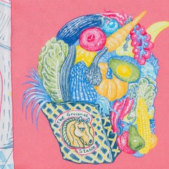 Auth. Hermès Scarf Chevaloscope - Rose Bleu New Store Tag