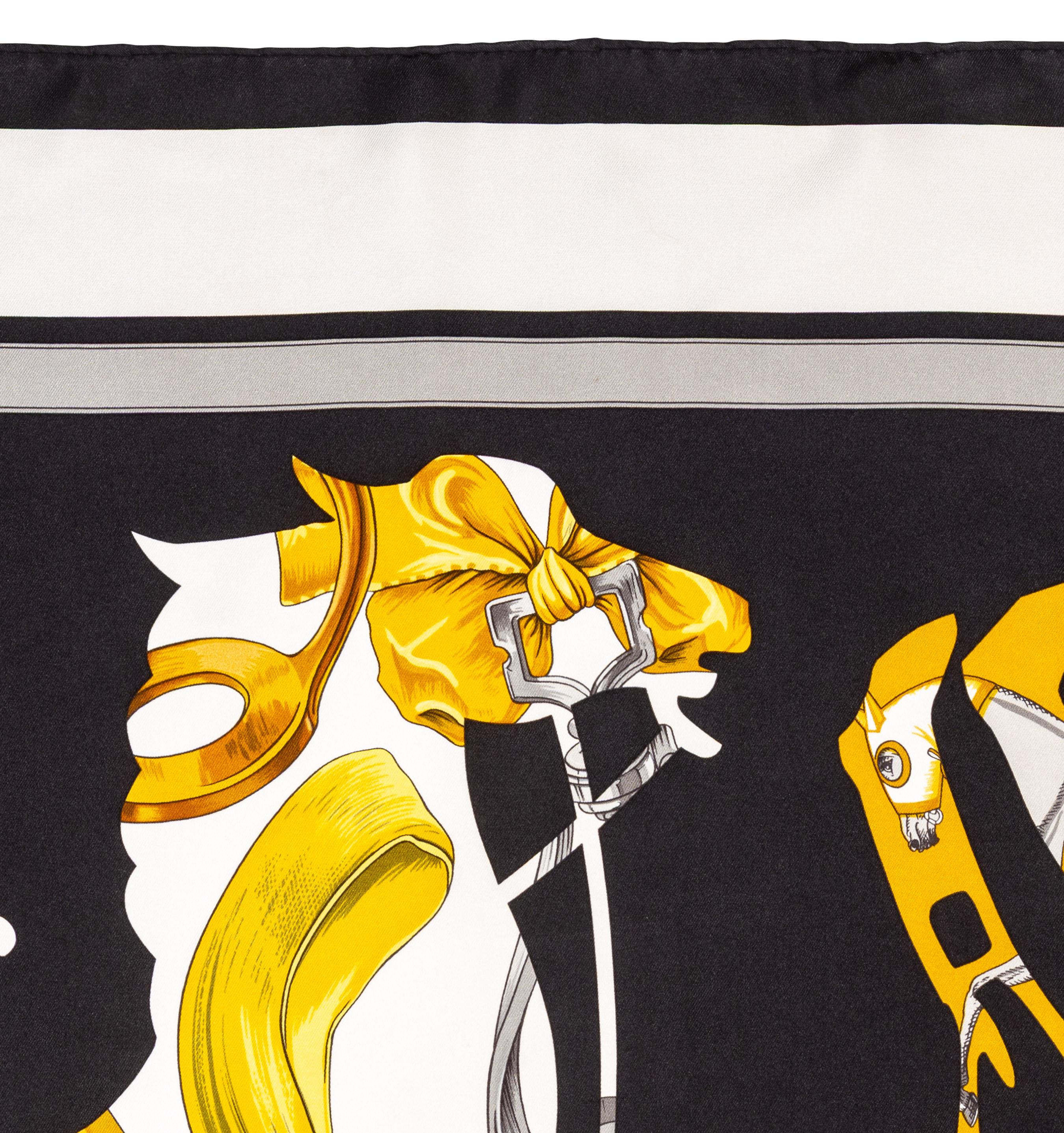 Aut. Bufanda Hermes Negro en venta