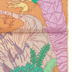 Auth. Hermès Scarf Le Carnaval des Animaux - Multicolour New Care Tag
