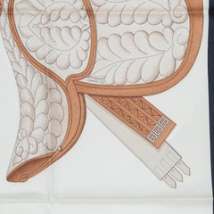 Auth. Hermès Scarf Tulipomanie - Jaune Vif Corail New Store Tag