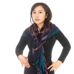 Auth. Hermes Shawl Cavalcadour Morning CS140 Caban Bordeaux Vert - New Care Tag