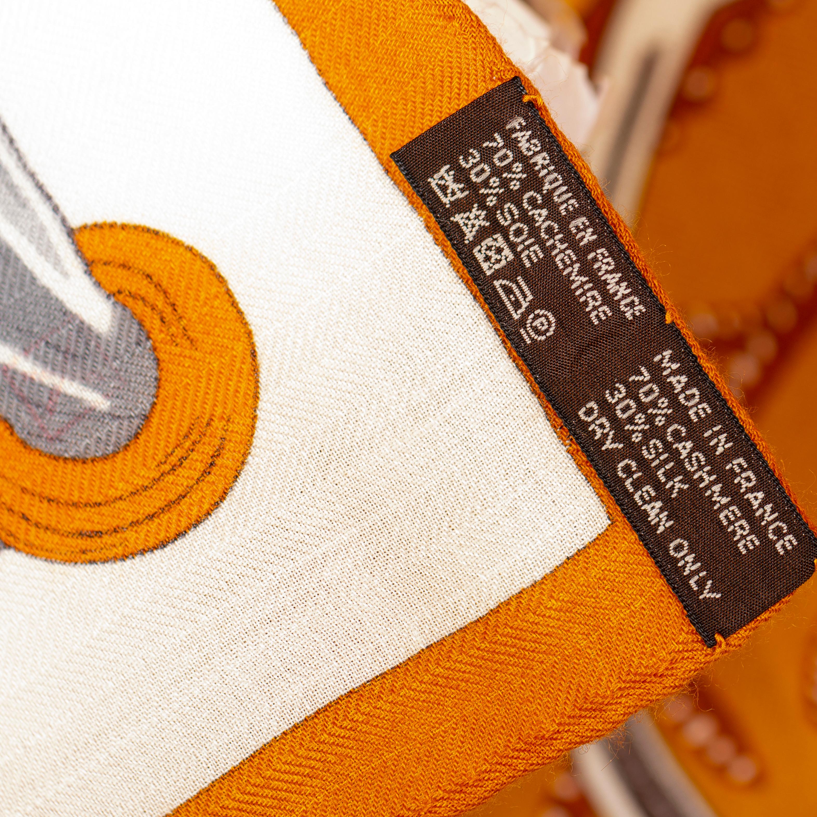 Della Cavalleria D Etriers - CS140 - Caramel Gris blanc - NWCTS - 2001201500

Brand: Hermès
Style: Shawl 140
Artist : Virginie Jamin /Françoise De La Perriere
Size : 140x140 cm / 55in x 55in
Colour : Caramel Gris blanc
Type : 70% Cashmere / 30%