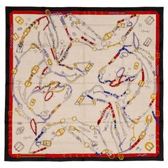 Aut. Chal Hermes Les Chevaux Dechaines - CS140 - Noir Naturel Rouge - Nueva Etiqueta