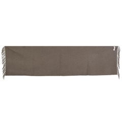 auth HERMES taupe cashmere ETOLE UNIE BRODE Muffler Shawl Scarf