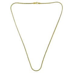 Auth John Hardy 18 Karat Yellow Gold Reversible Classic Chain Necklace