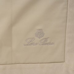auth LORO PIANA beige LUISA SUEDE TRIM WINDMATE & CASHMERE Blanket