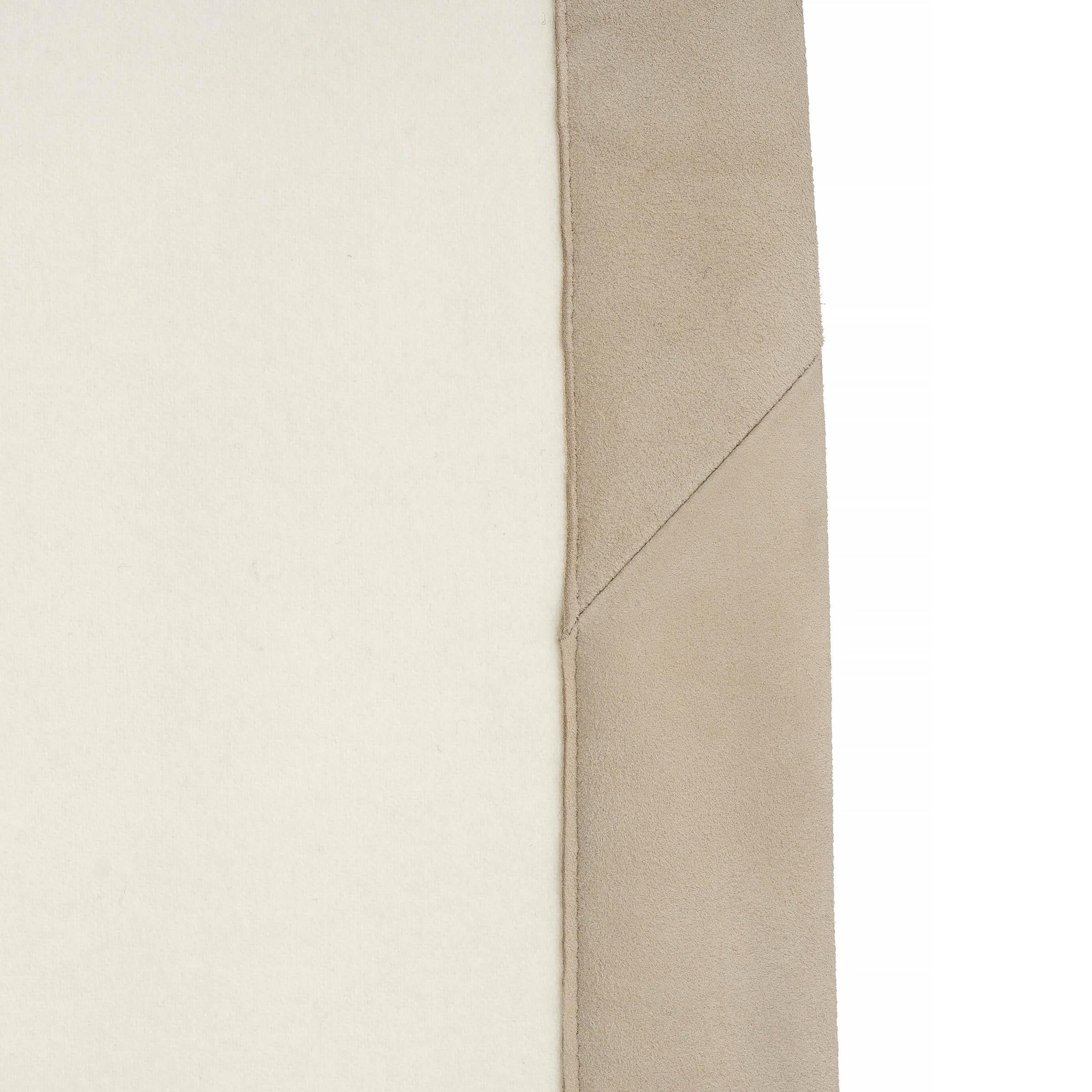 auth LORO Piana beige LUISA SUEDE TRIM WINDMATE & CASHMERE Coperta In condizioni ottime in vendita a Zürich, CH