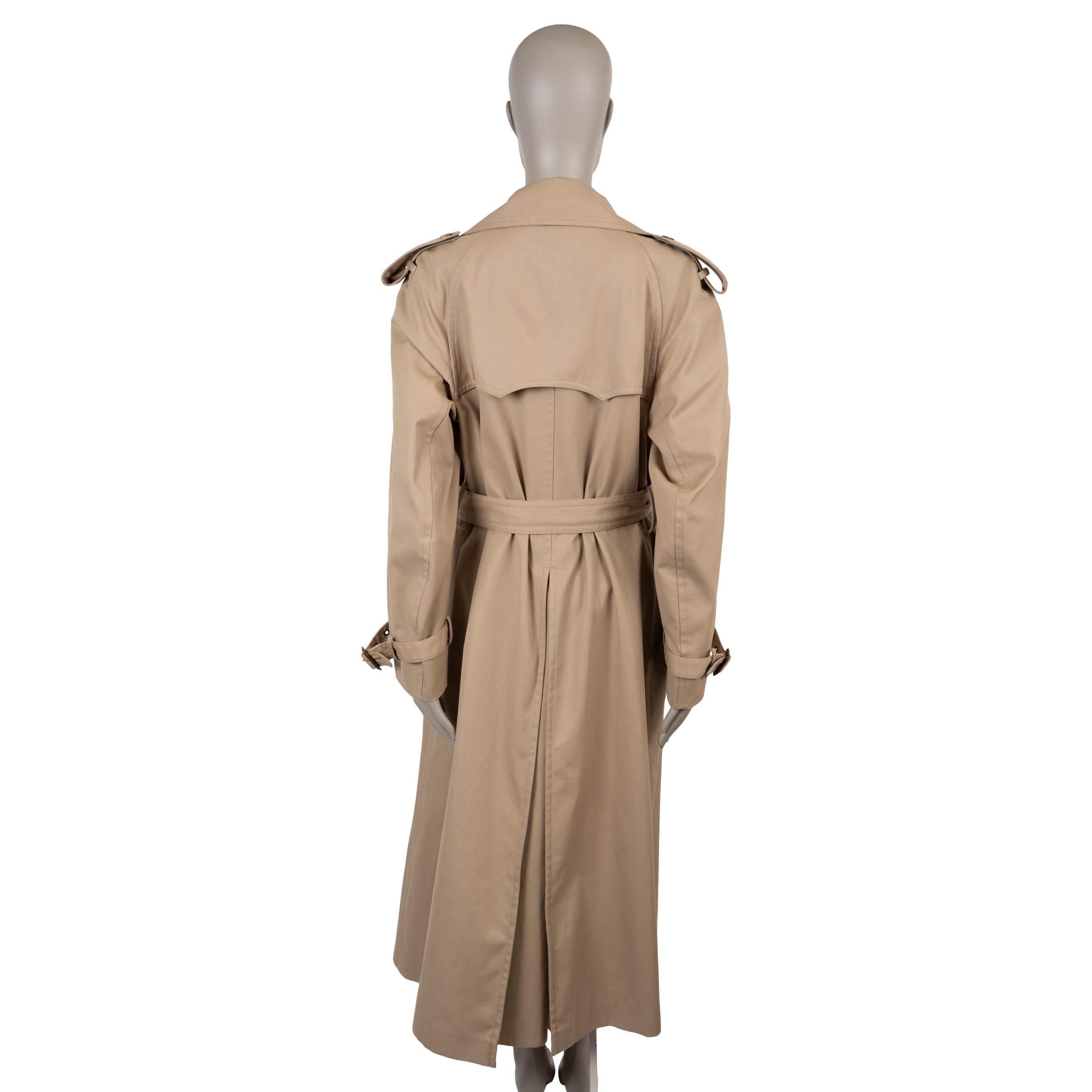 Beige auth MAISON MARGIELA cotone beige 2020 A&M Giacca Cappotto 40 M. in vendita