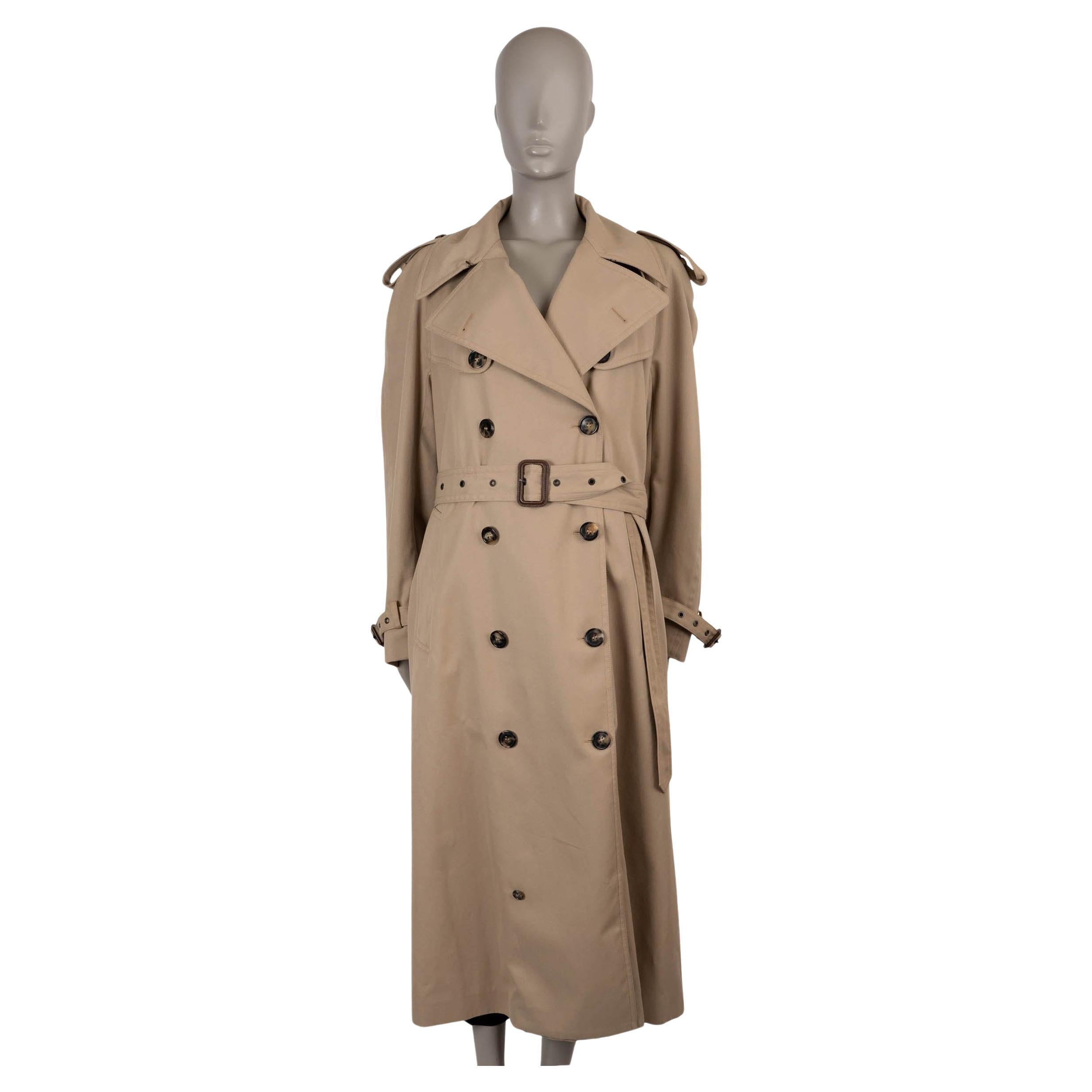 auth MAISON MARGIELA algodón beige 2020 OVERSIZED TRENCH Abrigo Chaqueta 40 M