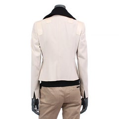 auth MIU MIU schwarzes Wollwesten-Top mit DETAILED RUNWAY-Schmuster aus Wolle