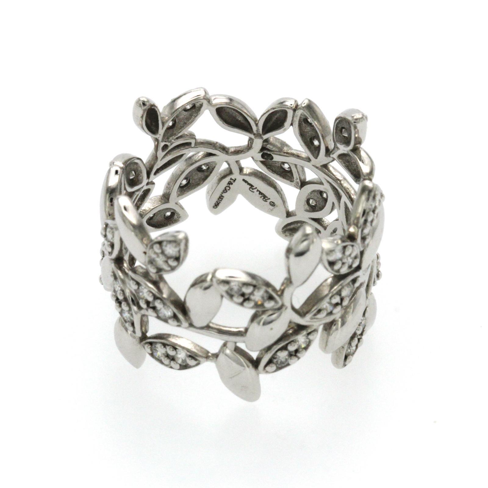tiffany olive leaf ring gold