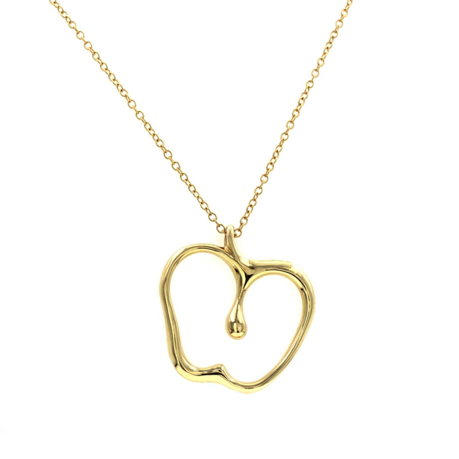 apple necklace tiffany's