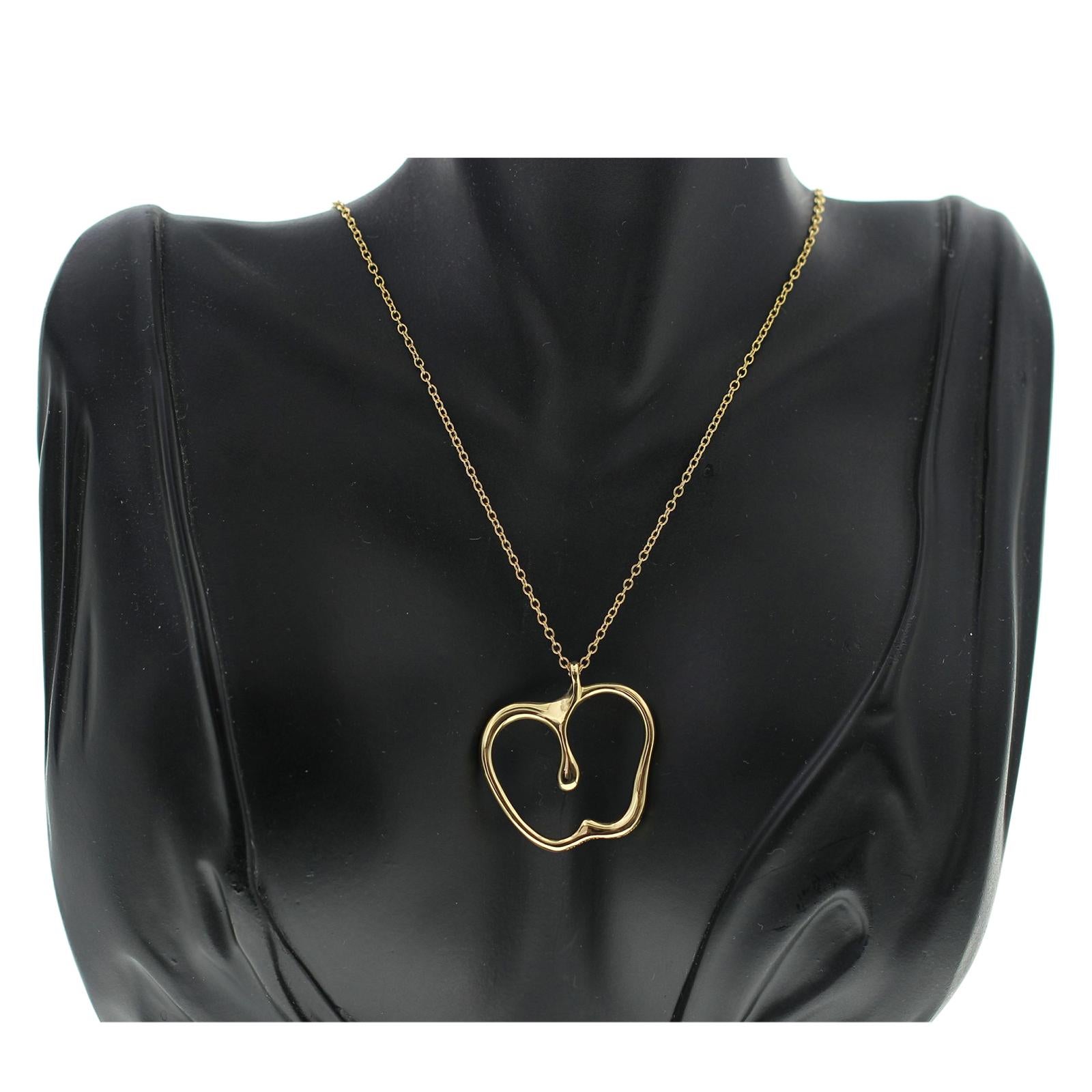 elsa peretti apple necklace