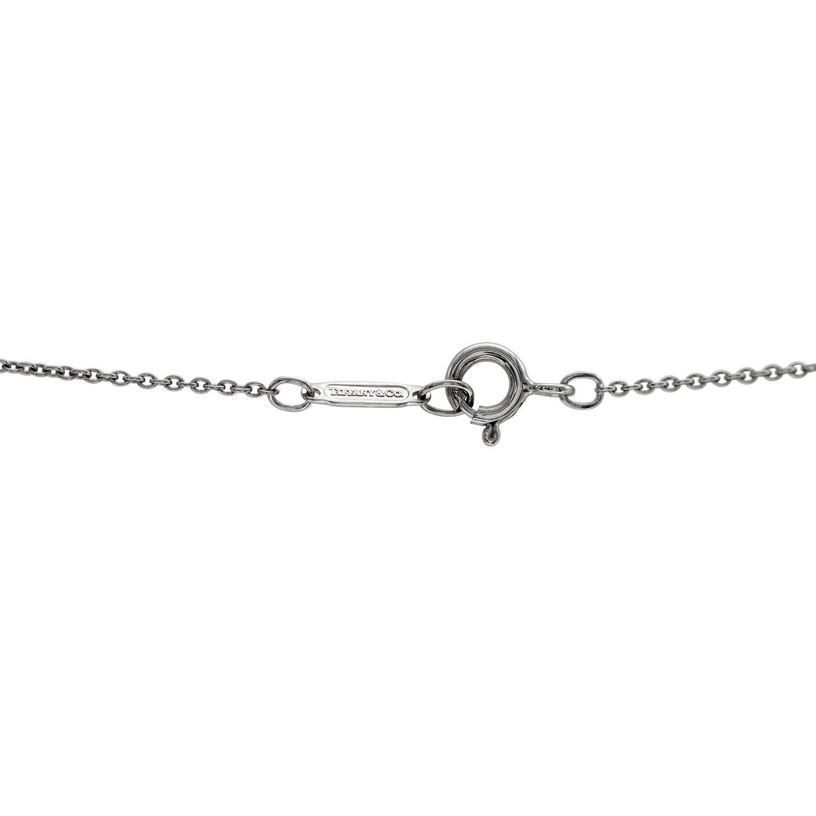 tiffany and co silver double heart necklace