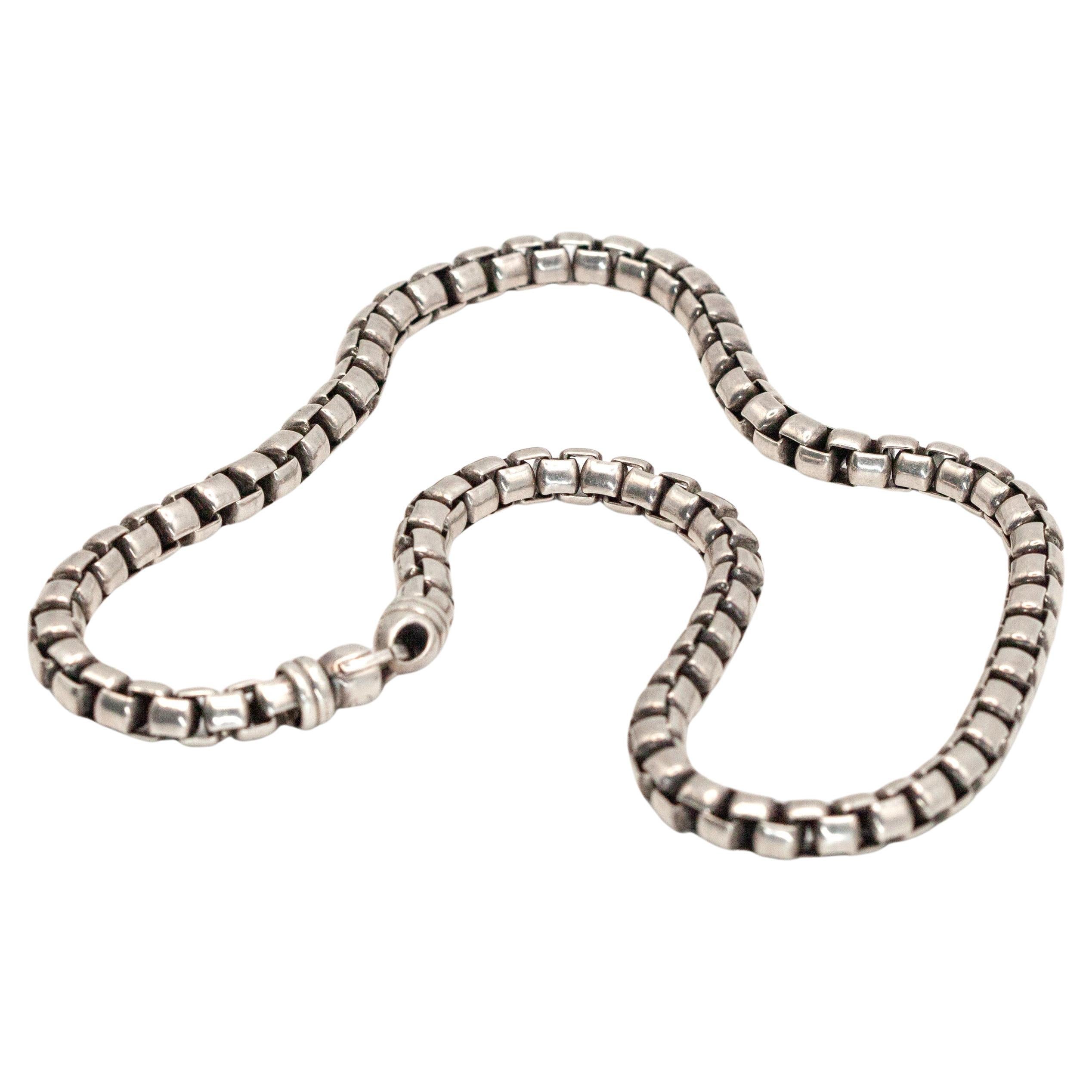 David Yurman Silver Chain Necklace