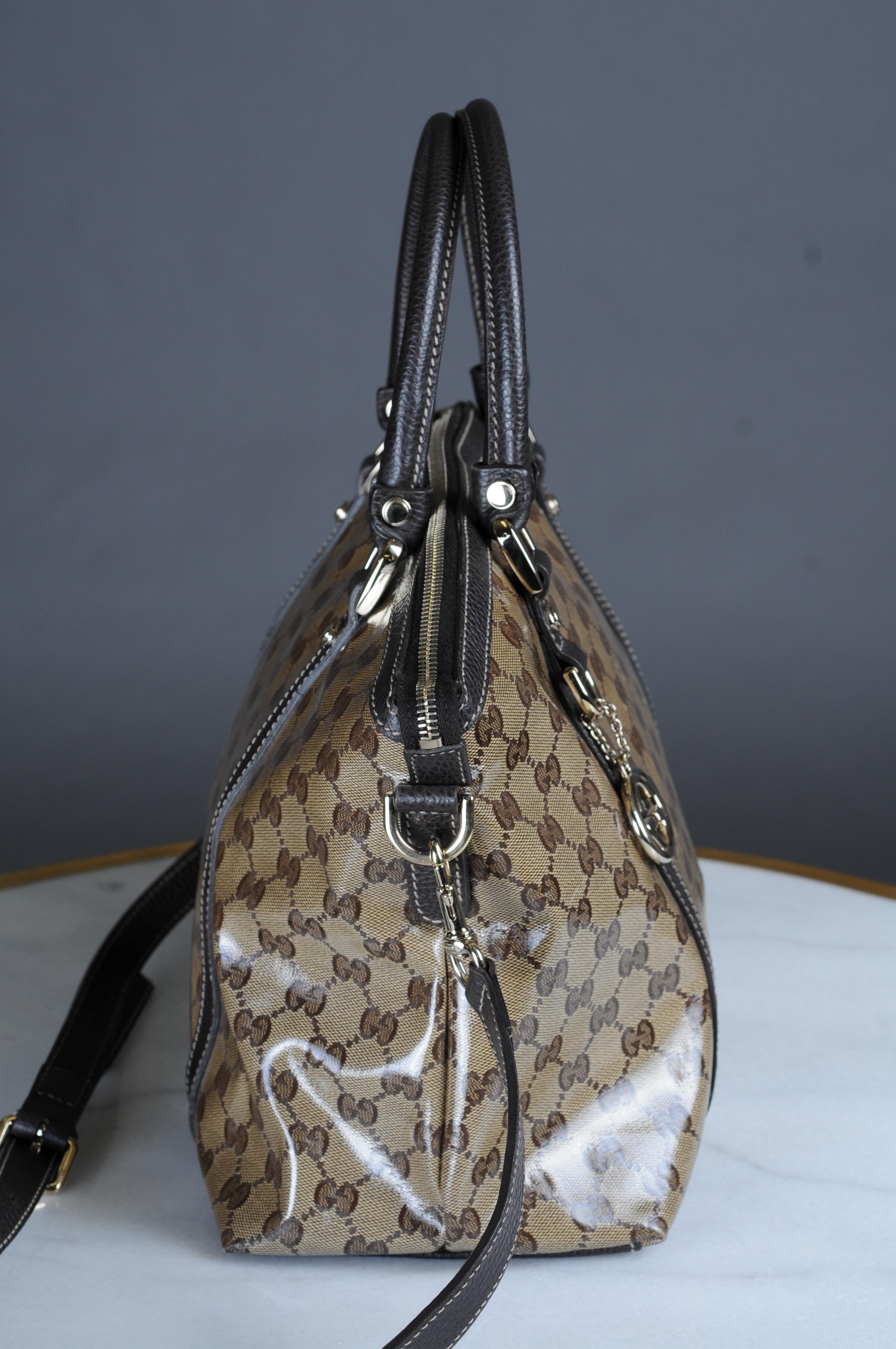 Authentische Gucci Kristall Handtasche  im Angebot 6