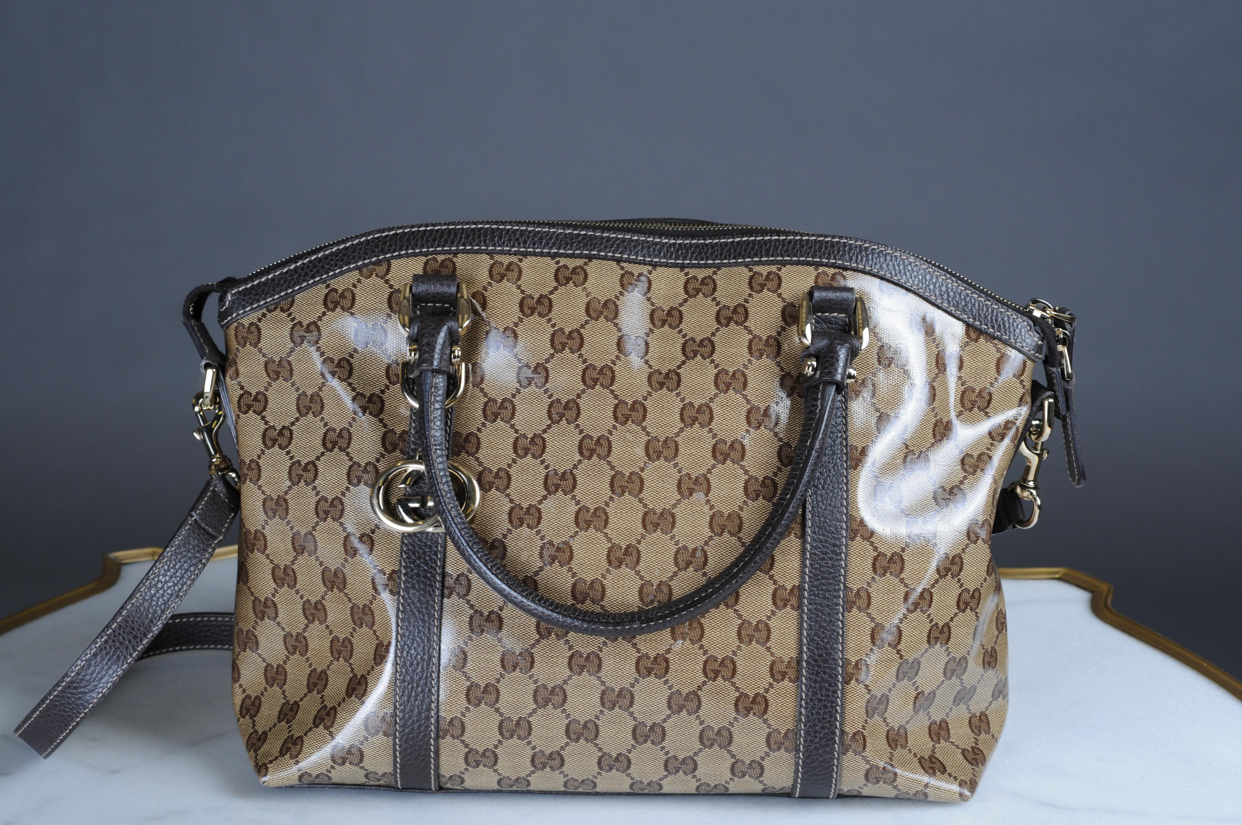 Authentische Gucci Kristall Handtasche  im Angebot 9