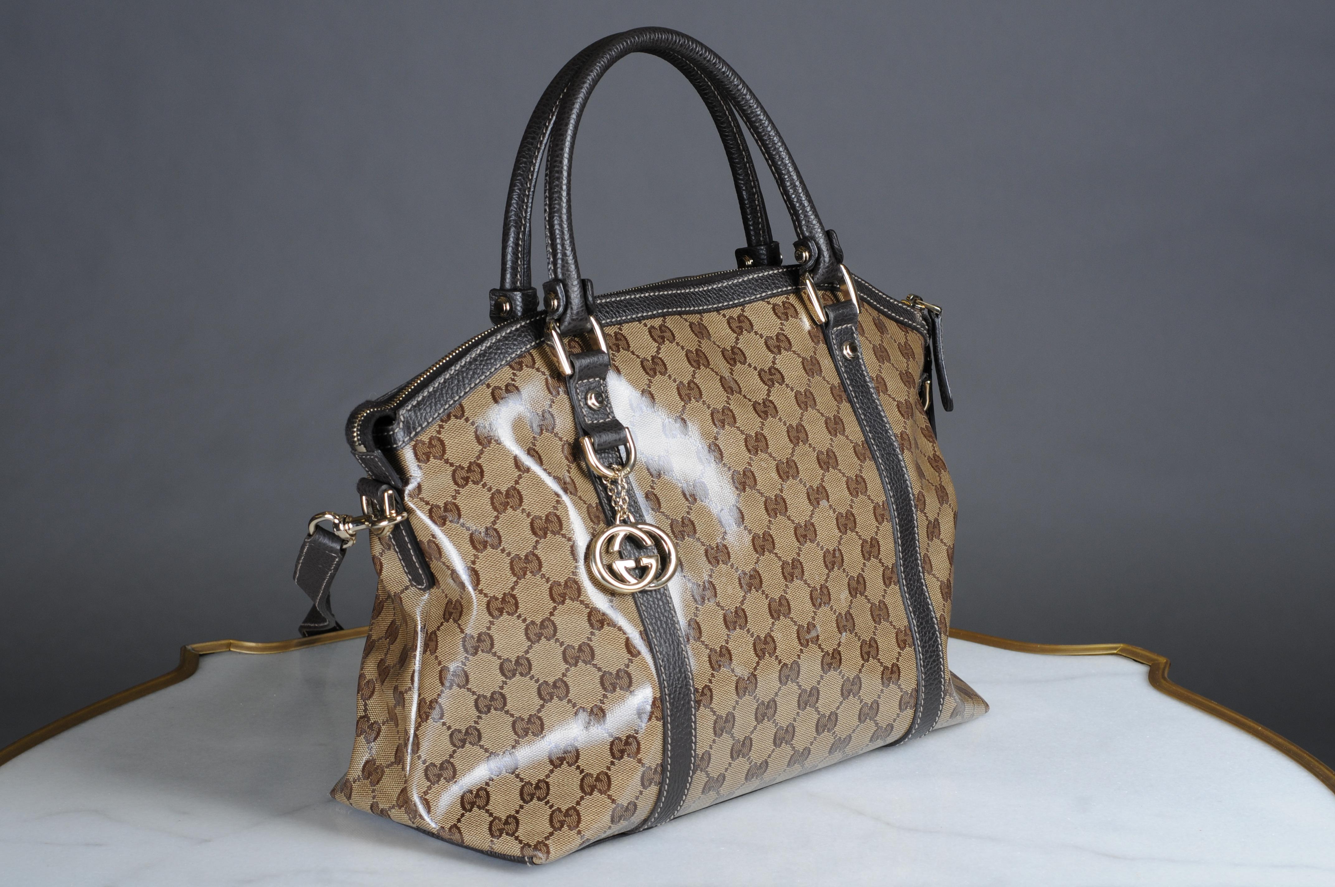 Authentische Gucci Kristall Handtasche  im Angebot 2