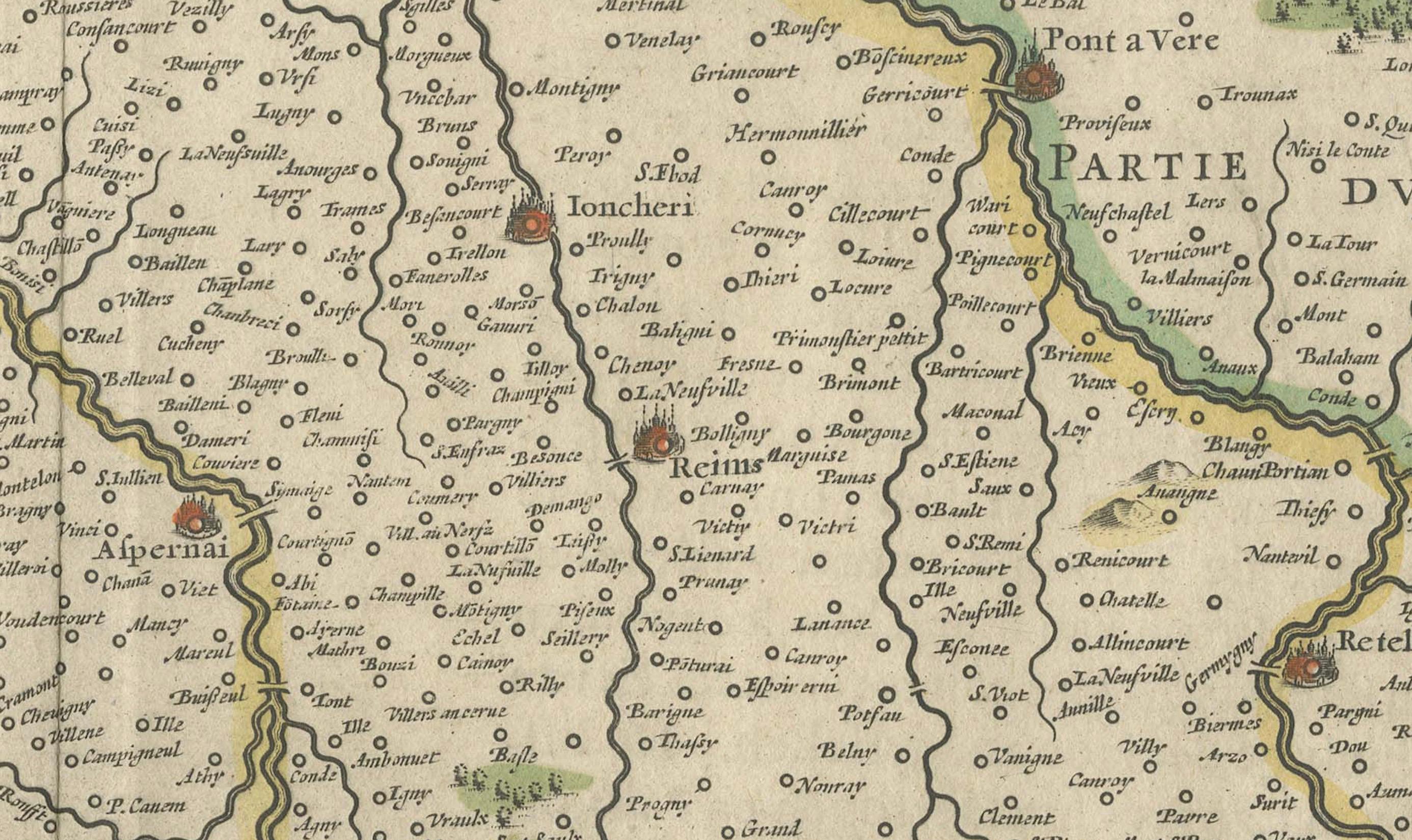 where is the champagne region of france map