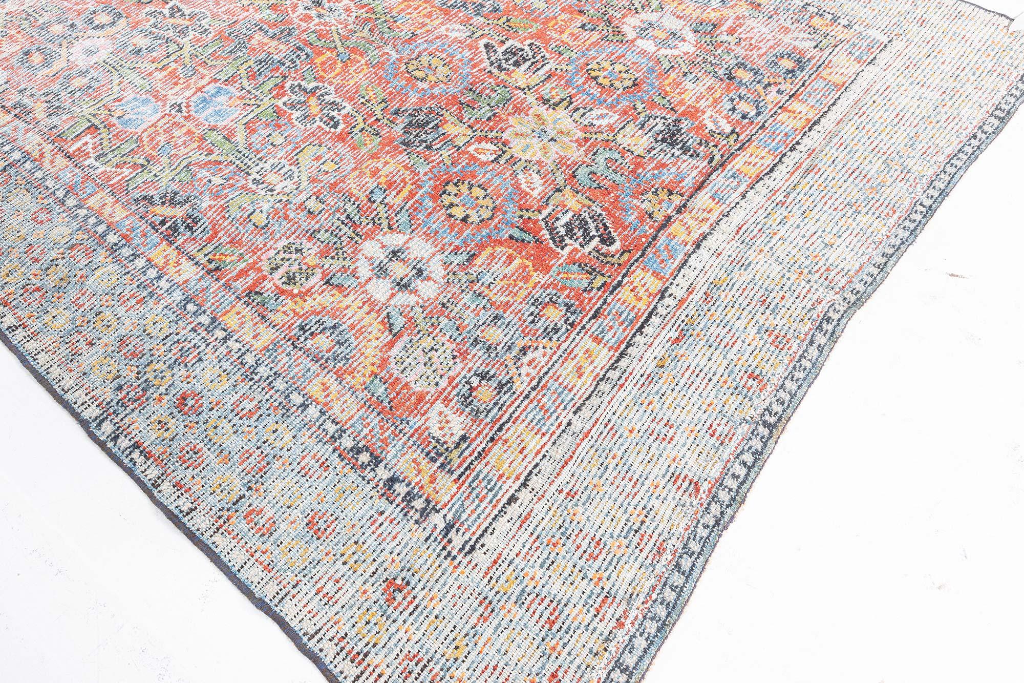 Authentique tapis Samarkand fait main des années 1850 Bon état - En vente à New York, NY