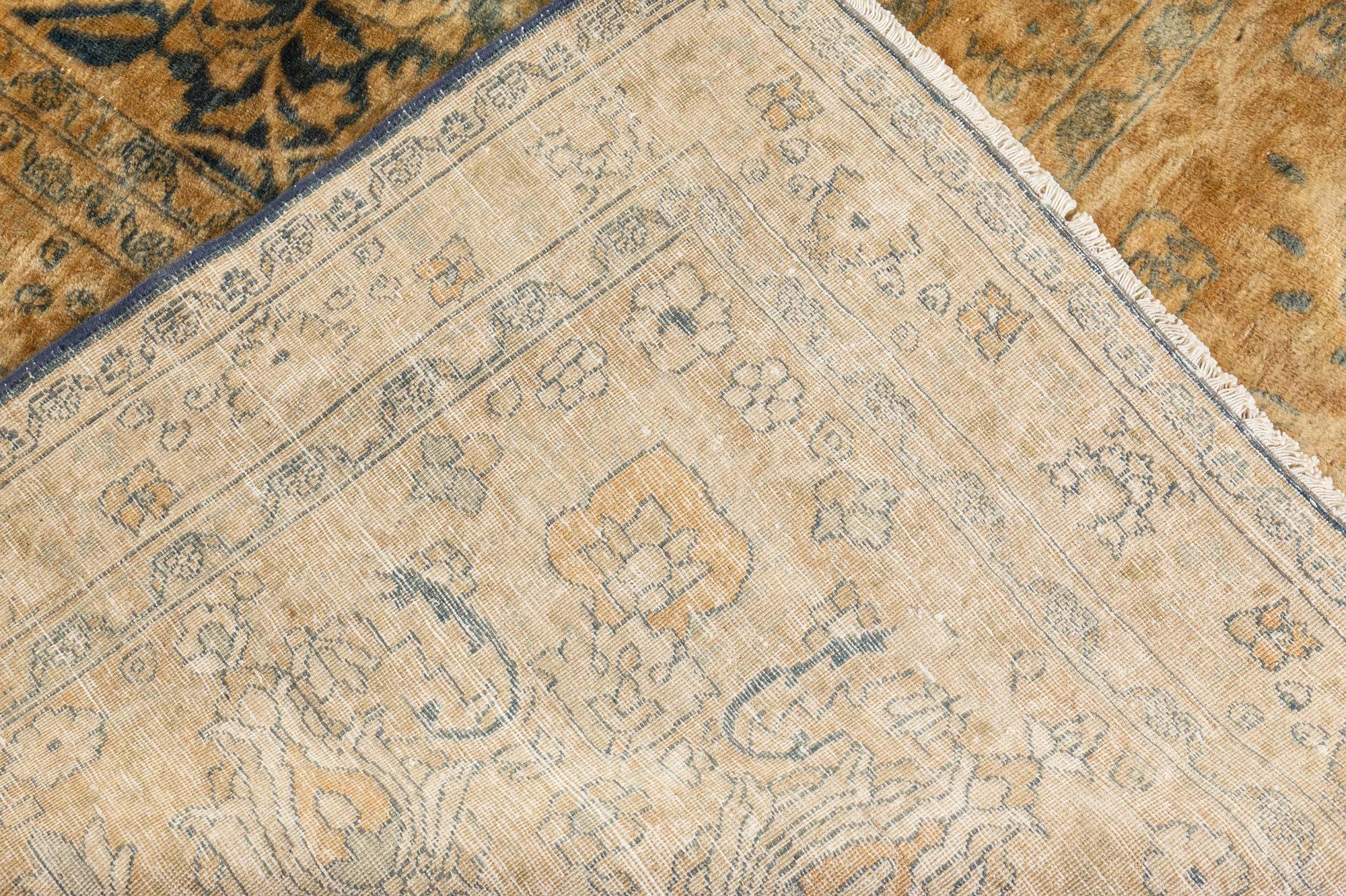 Authentic 1900s Large Persian Khorassan Carpet For Sale 1