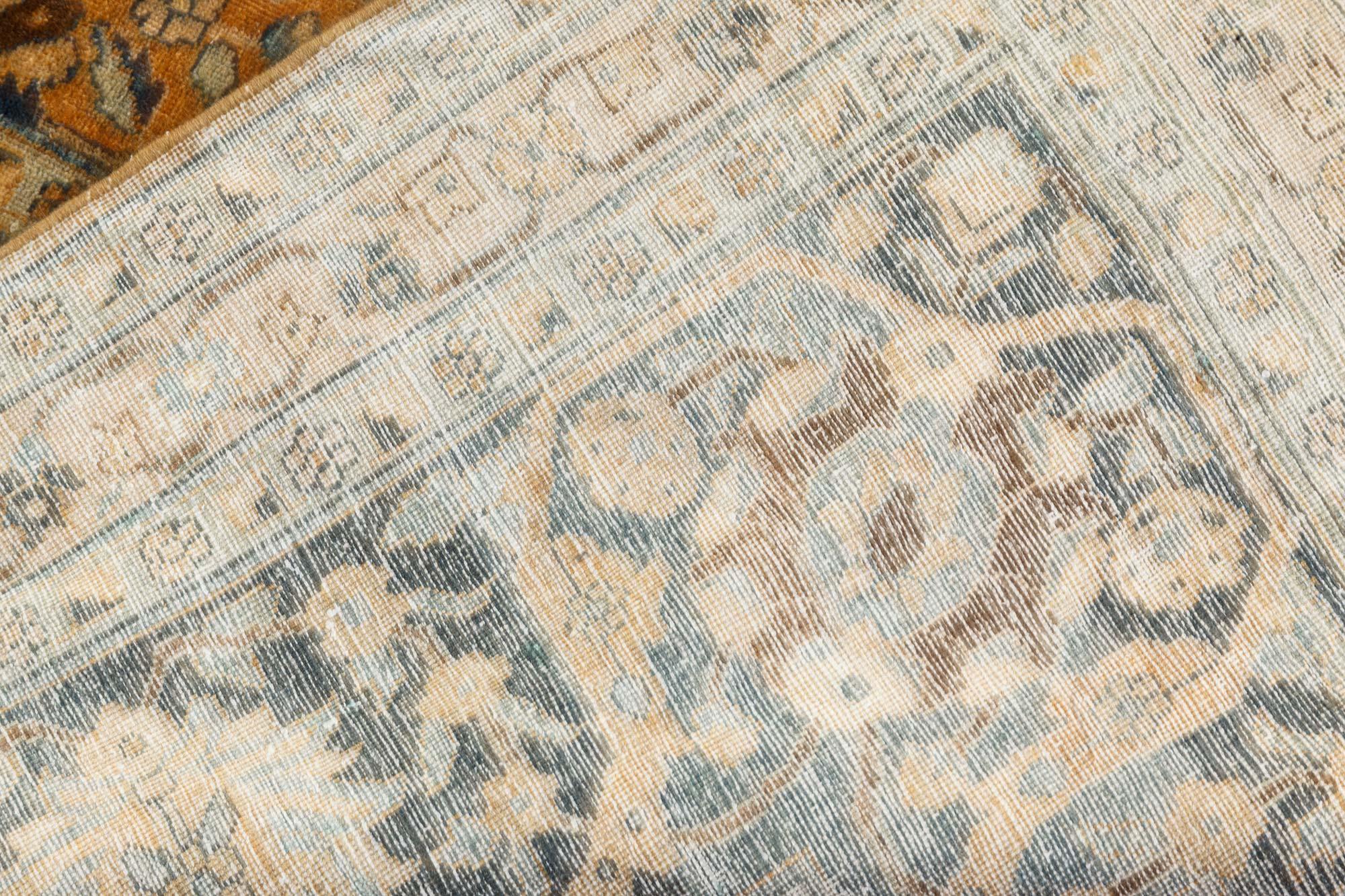 1900s Persian Tabriz Handmade Wool Rug For Sale 3