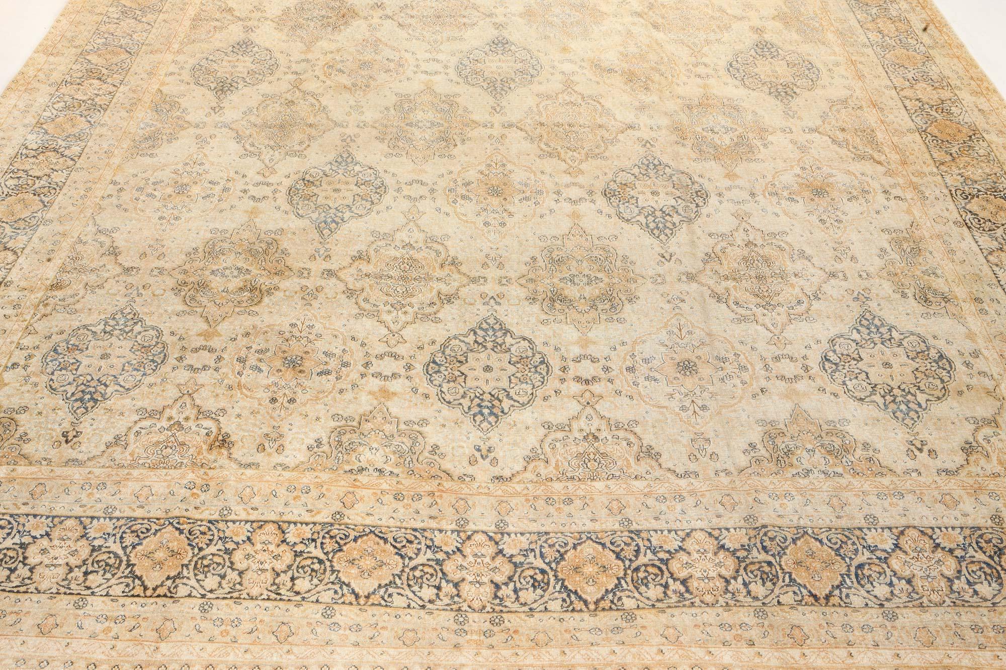 20th Century 1900s Persian Tabriz Handmade Wool Carpet For Sale
