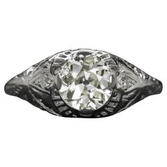 Authentic 1918 Antique Old European Diamond Ring