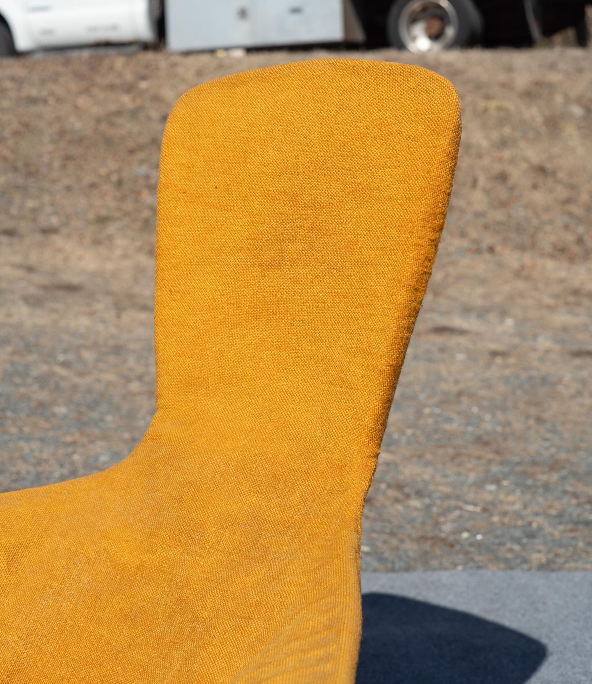 Authentic 1960s Harry Bertoia for Knoll Bird Chair & Ottoman with Original Cover For Sale 4