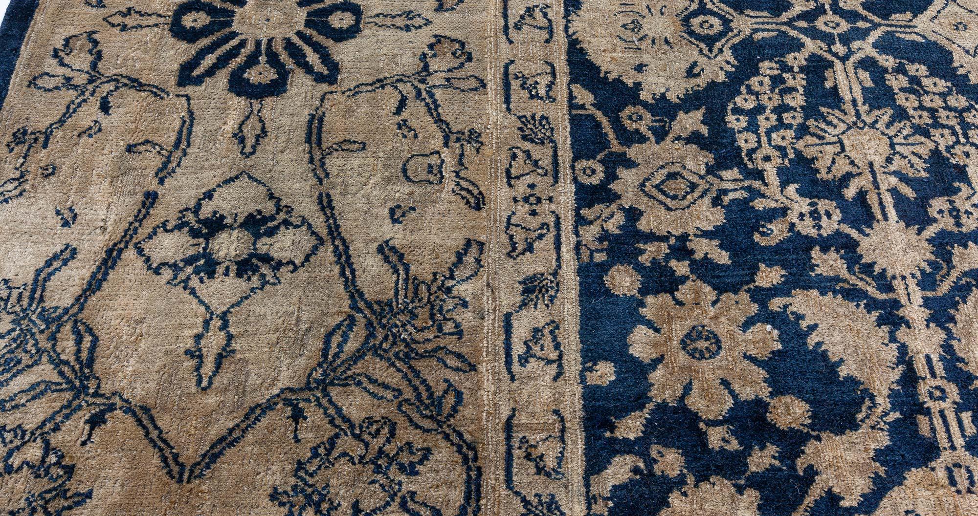 Wool Authentic 19th Century Indian Agra Rug For Sale