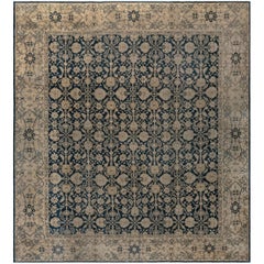 Authentique tapis indien Agra du 19ème siècle