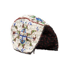 Authentic 19th Century Lakota Sioux Child's Bonnet