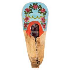 Autentica tavola da culla con perline Nez Perce del XIX secolo