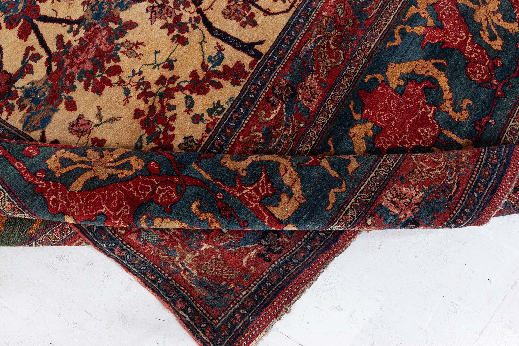 XIXe siècle Authentique tapis persan Bidjar du 19ème siècle fait à la main en vente