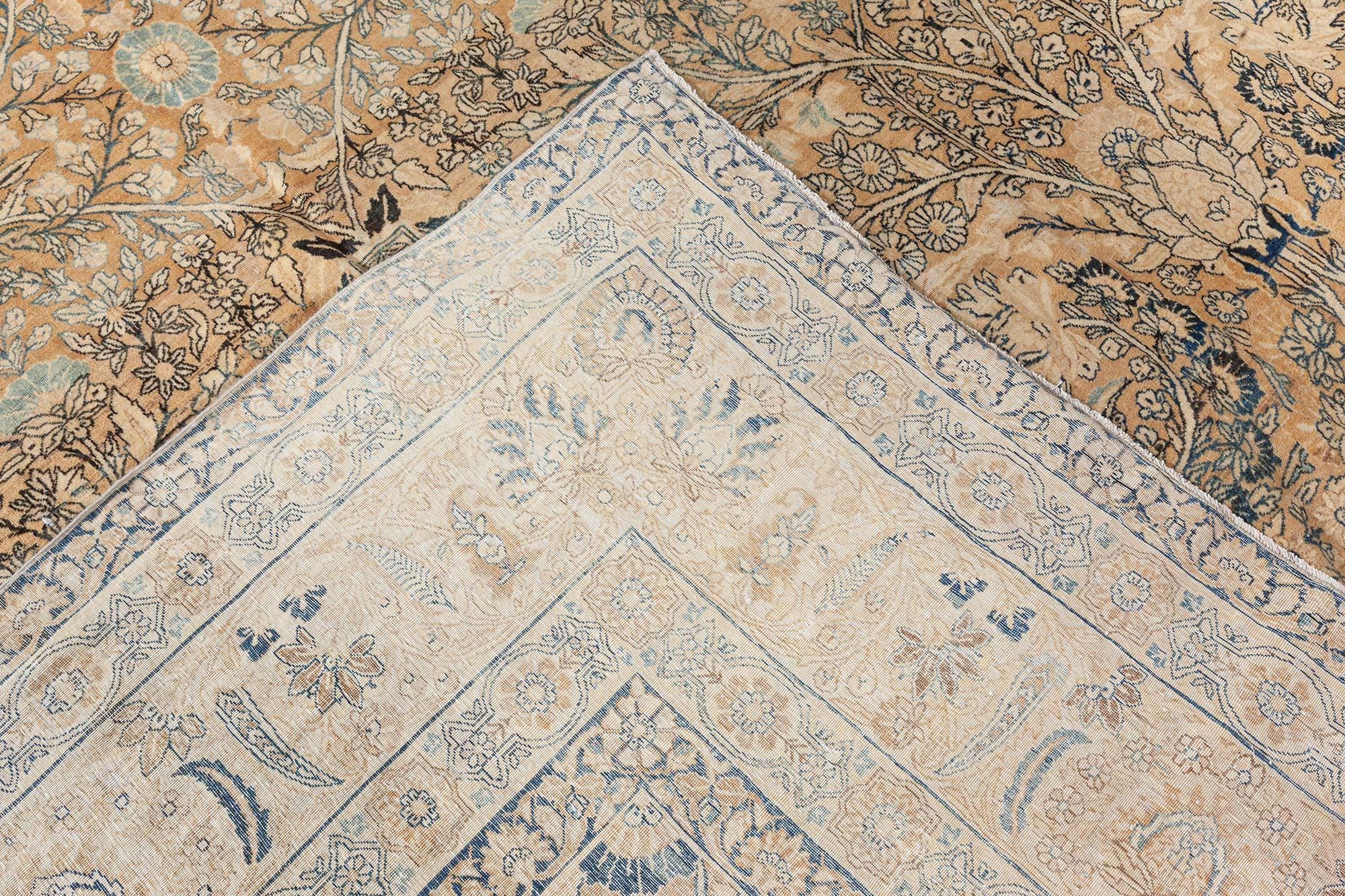 Authentic 19th Century Persian Kirman Carpet For Sale 2