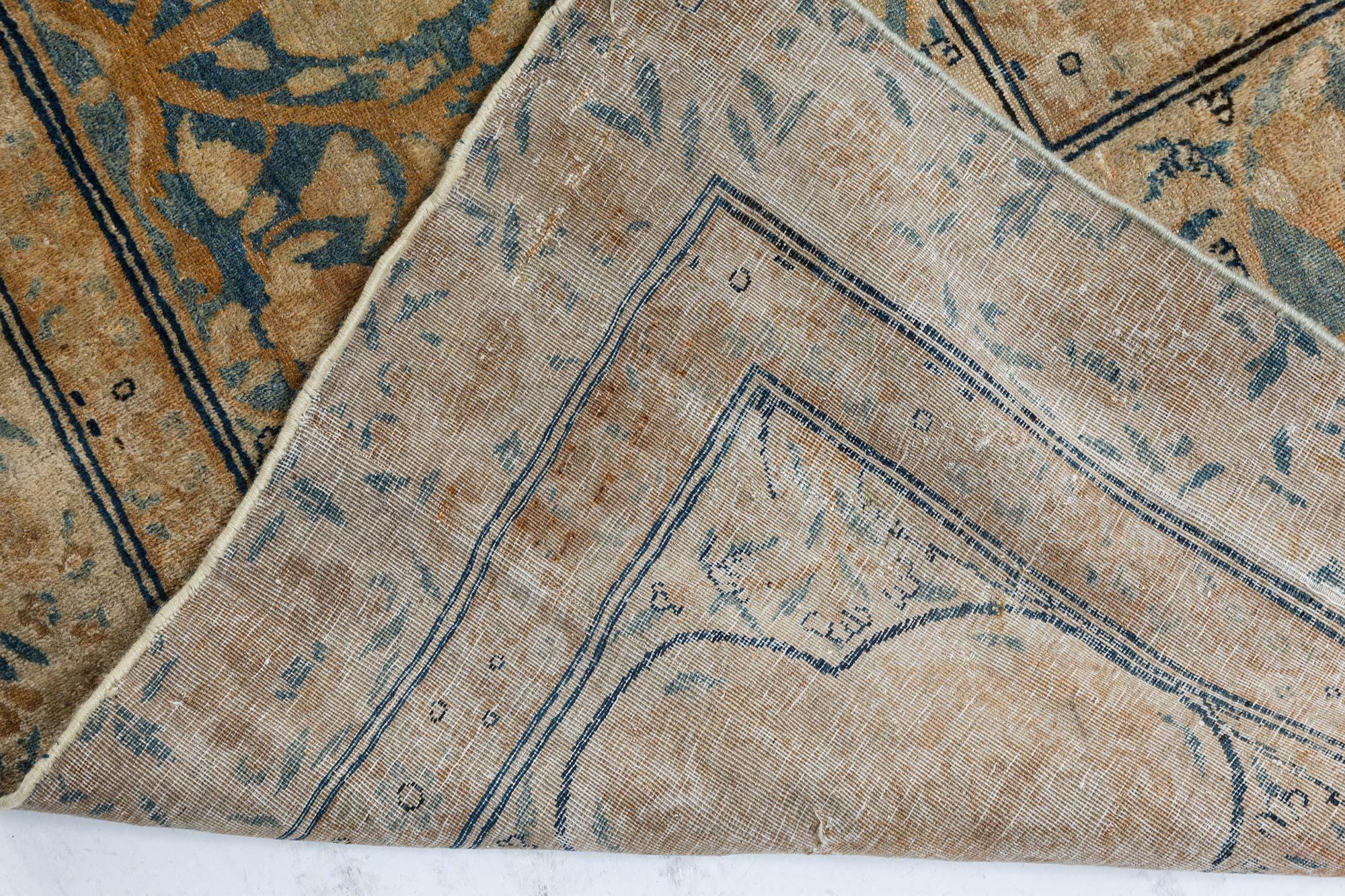 Authentic 19th Century Persian Kirman Carpet For Sale 10