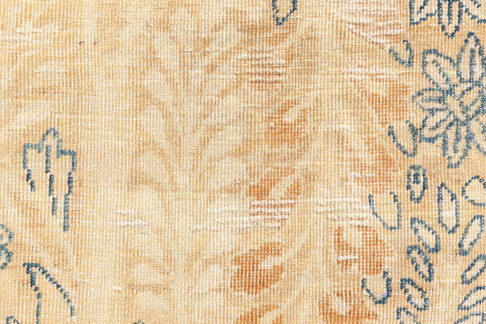 Annodato a mano Tappeto persiano Kirman autentico del XIX secolo in vendita