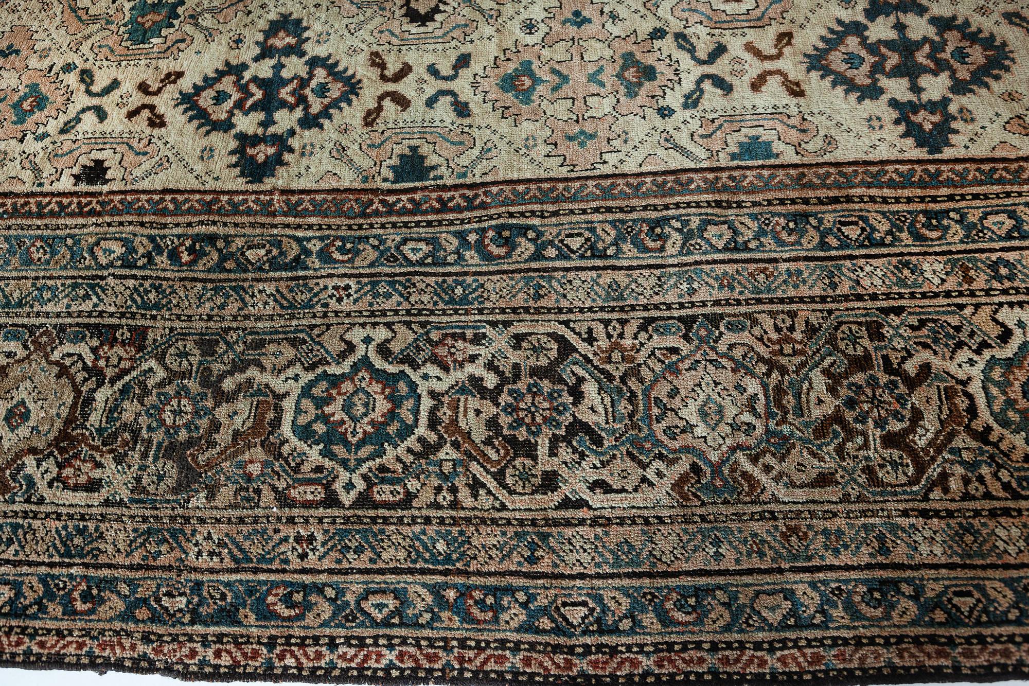 Doris Leslie Blau Collection 19th Century Persian Sultanabad Handmade Wool Rug 1