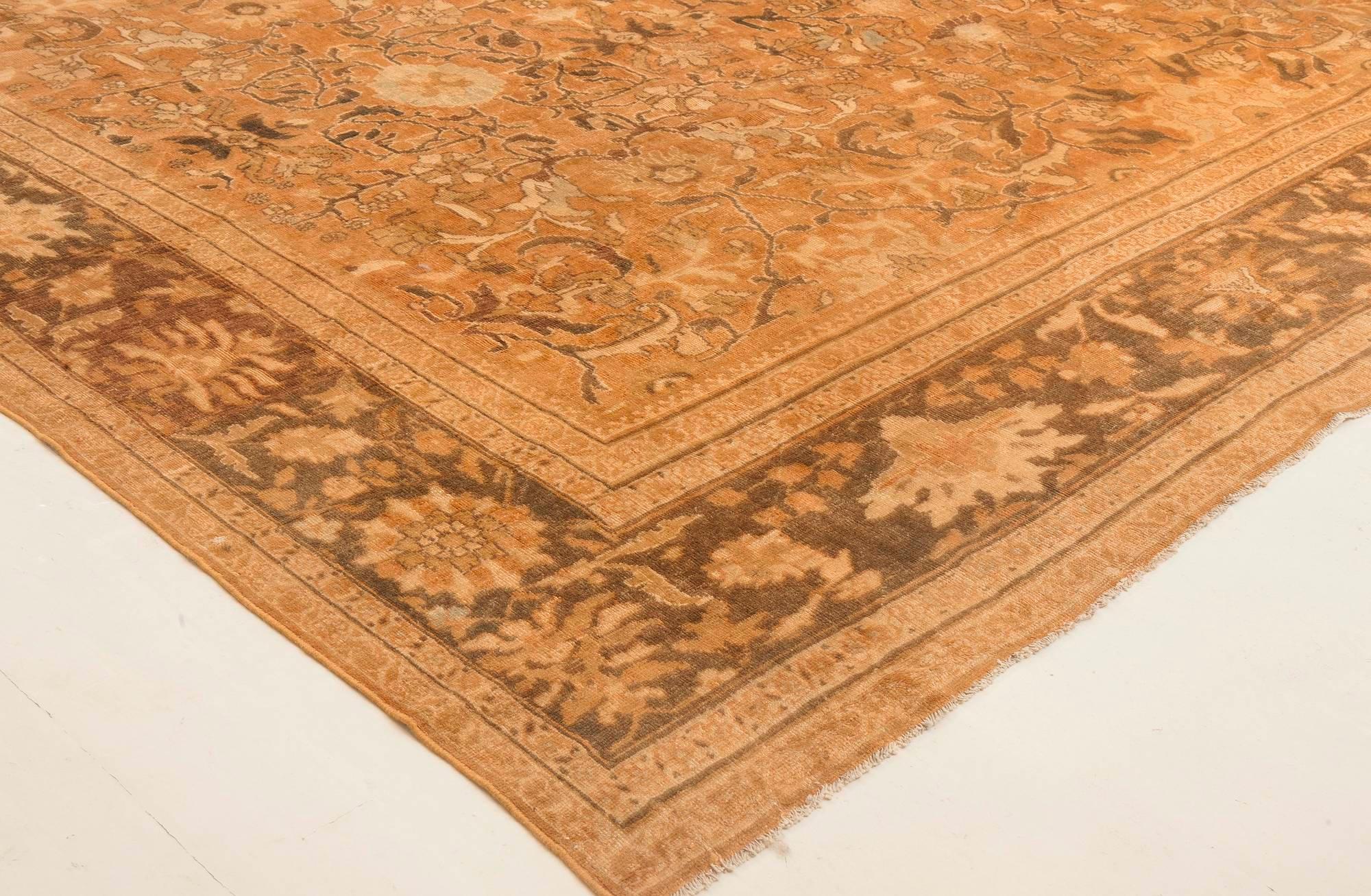 Authentic 19th Century Persian Sultanabad Rug For Sale 1