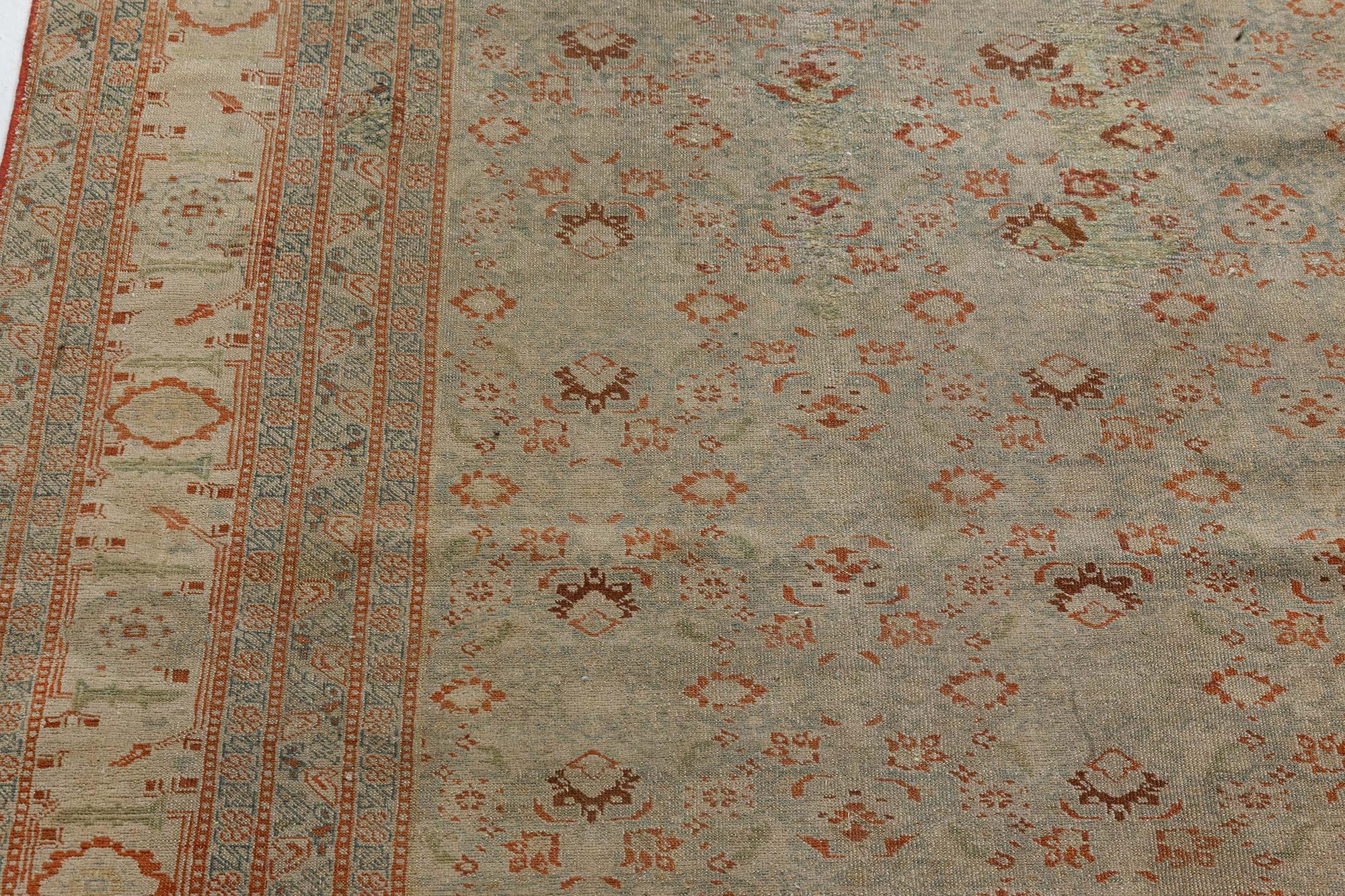 Authentic 19th Century Persian Tabriz Rug For Sale 3
